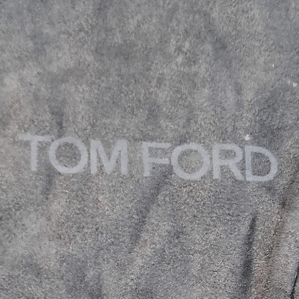 Tom Ford Grey Suede Style Drawstring Dust Bags Set of 2 Shoes Handbag Storage